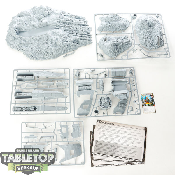 Neutral - Crashed X-Wing - im Gussrahmen