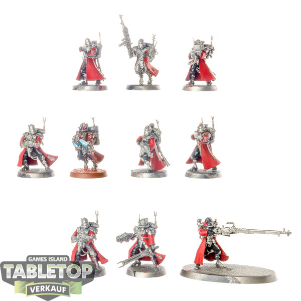 Adeptus Mechanicus - 10x Skitarii Vanguard - teilweise bemalt