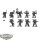 Chaos Space Marines - 9x Chaos Space Marines - grundiert