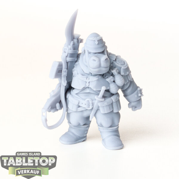 Miniaturen - Hippo - unbemalt