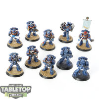 Space Marines - 10 Tactical Squad - teilweise bemalt