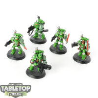 Deathwatch - 5 Veterans - teilweise bemalt
