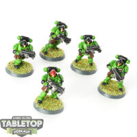 Space Marines - 5 Intercessors - bemalt