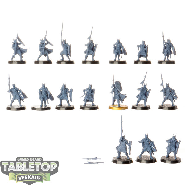 Miniaturen - 17 x High Human Spearman - unbemalt