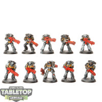 Space Marines - 10 x Primaris Hellblasters - bemalt