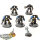 Space Marines - 5 x Terminator Squad - teilweise bemalt