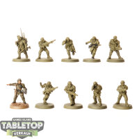 Astra Militarum - 10 x Cadian Shock Troops - teilweise...