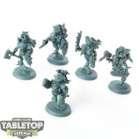 Orks - 5 Stormboyz - grundiert