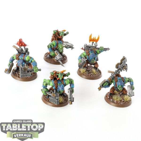 Orks - 5 Boyz - bemalt