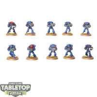 Space Marines - 10 Tactical Squad - bemalt