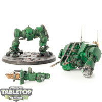 Space Marines - Invictor Tactical Warsuit - teilweise bemalt