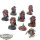 Chaos Space Marines - 7 x Chaos Space Marines - bemalt