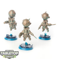 Kharadron Overlords - 3 x Endrinriggers - teilweise bemalt