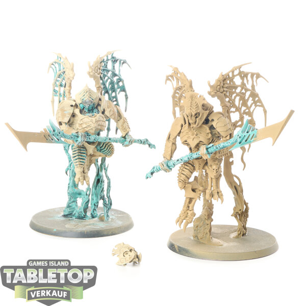 Ossiarch Bonereapers - 2 x Morghast Archai - teilweise bemalt