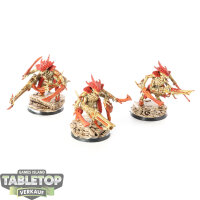 Tyraniden - 3 Tyranid Warriors - bemalt