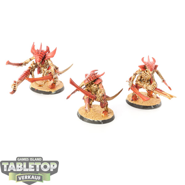 Tyraniden - 3 Tyranid Warriors - bemalt