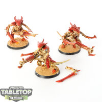 Tyraniden - 3 Tyranid Warriors - bemalt