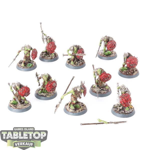 Orruk Warclans - 10x Gutrippaz - bemalt