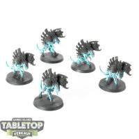 Tyraniden - 5x Barbgaunts - teilweise bemalt