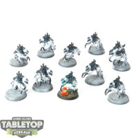 Tyraniden - 10x Neurogaunts - teilweise bemalt