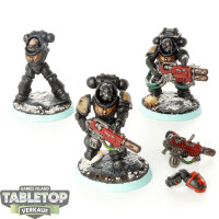 Black Templars - 3 Primaris Eradicators - bemalt