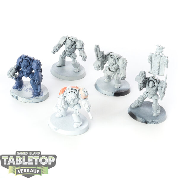 Space Marines - 5 Terminators klassisch - teilweise bemalt