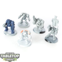 Space Marines - 5 Terminators klassisch - teilweise bemalt