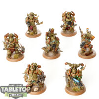 Death Guard - 7 x Plague Marines - bemalt