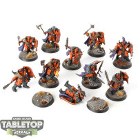 Slaves to Darkness - 10x Chaos Warriors - bemalt