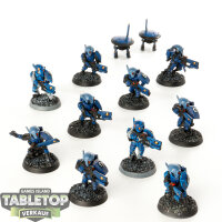 Tau Empire - 10x Fire Warriors - teilweise bemalt