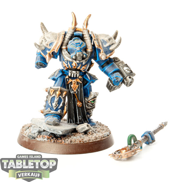 Chaos Space Marines - Sorcerer Lord in Terminator Armour - bemalt