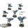 Tau Empire - 6x Vespid Stingwings - teilweise bemalt