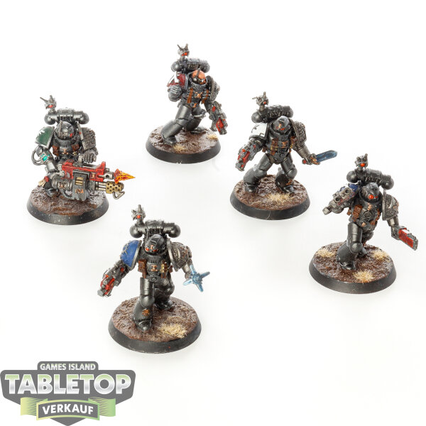 Deathwatch - 5 Veterans - bemalt