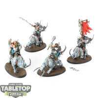 Ogor Mawtribes - 4x Mournfang Pack - bemalt