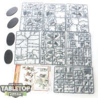 Ogor Mawtribes - 4 Mournfang Riders - teilweise gebaut