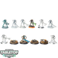 Necrons - 9 x Necron Warriors - teilweise bemalt