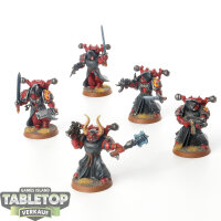 Chaos Space Marines - 5 x Fallen - bemalt