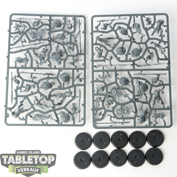 Orruk Warclans - 10 x Gutrippaz - im Gussrahmen