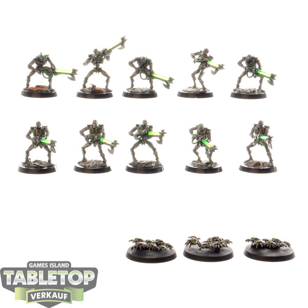 Necrons - 10 x Necron Warriors klassisch - bemalt