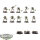 Necrons - 10 x Necron Warriors klassisch - bemalt