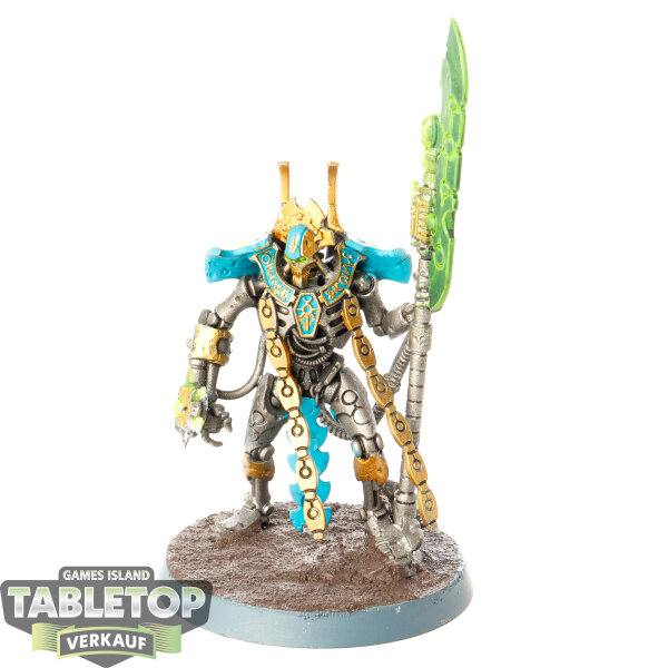 Necrons - Overlord with Tachyon Arrow - bemalt