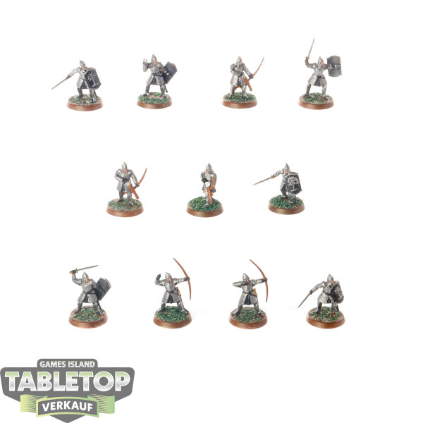 HdR Figuren - Gut - 11 x Warriors of Minas Tirith - bemalt