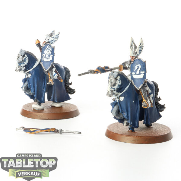 HdR Figuren - Gut - 2 x Knight of Dol Amroth - bemalt