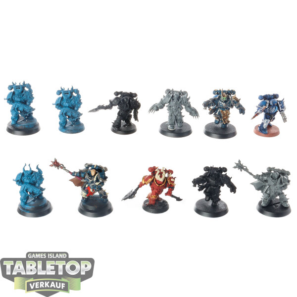 Chaos Space Marines - 11 x Chosen klassisch - teilweise bemalt