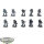 Space Marines - 10x Intercessors - unbemalt