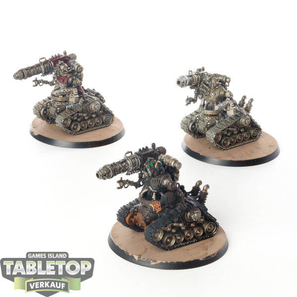 Adeptus Mechanicus - 3x Kataphron Destroyers - teilweise bemalt