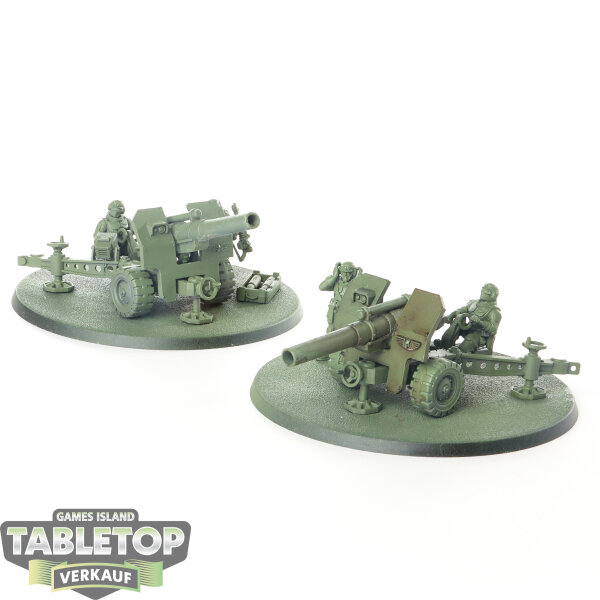 Astra Militarum - 2 x Field Ordnance Battery - grundiert