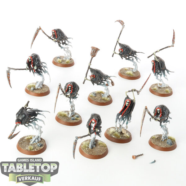 Nighthaunt - 10x Grimghast Reapers - bemalt