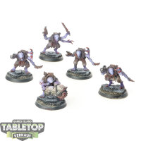 Genestealer Cults - 5x Acolyte Hybrids - bemalt
