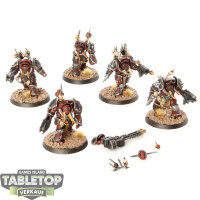 Chaos Space Marines - 5 Chaos Terminator Squad - bemalt